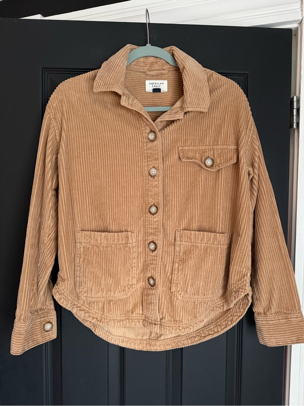 American Eagle Outfitters Corduroy Button-Front Jacket